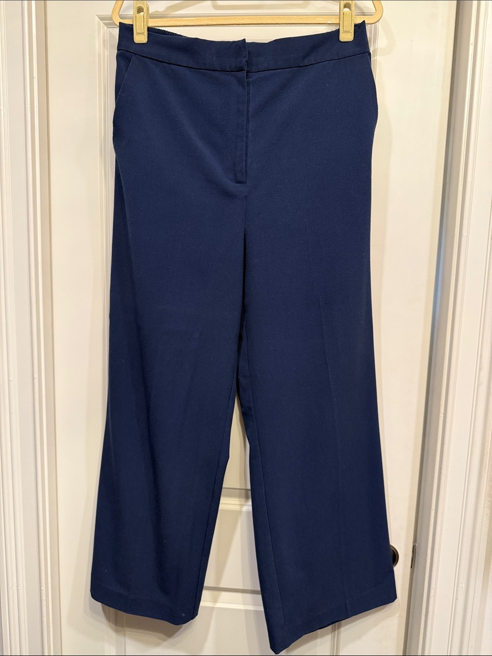 Halogen Navy Wide-Leg Pants